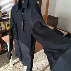 Perry Ellis Tuxedo Style Dress Shirt